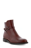 Ecco Sartorelle Mid Buckle Boot In Cognac