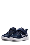 Nike Downshifter 12 Little Kids' Shoes In Midnight Navy/game Royal/game Royal