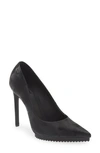 Dkny Carisa Pointed Toe Pump In Black Camo Leather