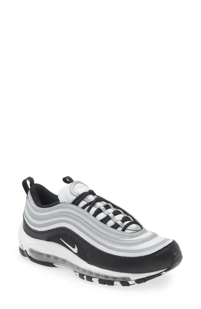 Nike Air Max 97 Sneakers In Black And Metallic Silver