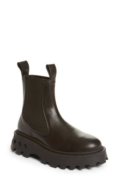 Simon Miller Scrambler Leather Chelsea Boots In Black