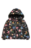 MACKAGE KIDS' JESSE FLORAL WATER REPELLENT 800 FILL POWER DOWN PUFFER JACKET