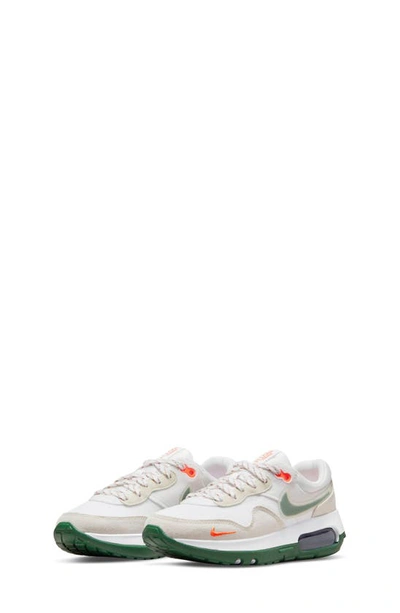 Nike Air Max Motif Big Kids' Shoes In White/ Gorge Green/ Orange