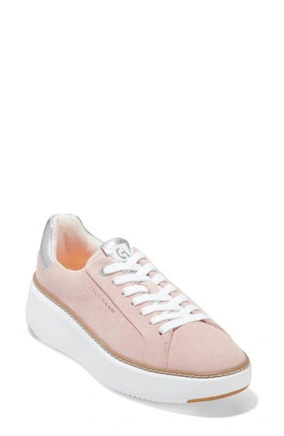 Cole Haan Grandpro Cloudfeel Topspin Sneakers In Peach