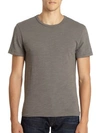Rag & Bone Standard Issue Basic Tee In Charcoal