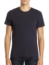 Rag & Bone Standard Issue Basic Tee In Navy