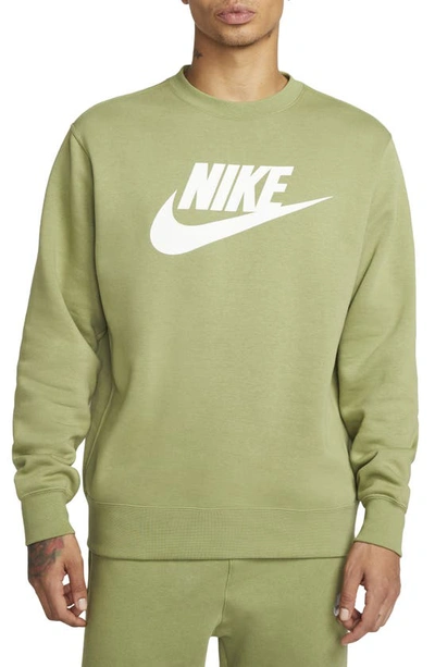 Nike Fleece Graphic Pullover Sweatshirt In Alligator