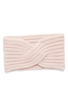 Ugg Twist Knit Headband In Light Pink