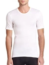 Hanro Cotton Superior Crewneck T-shirt In White