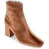 Journee Collection Collection Women's Tru Comfort Foam Wide Width Hazara Bootie In Brown