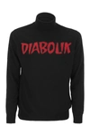 MC2 SAINT BARTH MC2 SAINT BARTH DIABOLIK TURTLENECK SWEATER IN CASHMERE BLEND