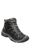 Keen Circadia Waterproof Mid Hiking Shoe In Black/ Steel Grey