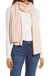 Nordstrom Transitional Knit Travel Wrap In Pink Smoke