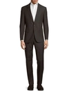 MICHAEL KORS Slim Fit Solid Wool Suit,0400093749437