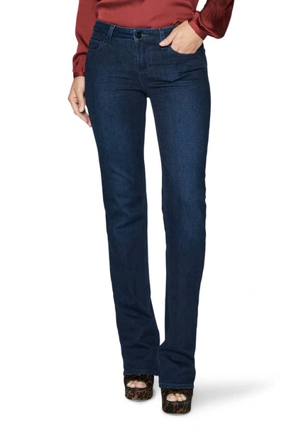 Paige Sloane Low Rise Bootcut Jeans In Blue