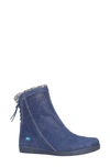 Cloud Aryana Faux Fur & Wool Lined Boot In Blue Distress
