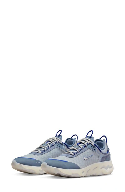 Nike React Live Sneaker In Grey/ White/ Ashen Slate