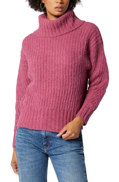 Equipment Ledra Alpaca Blend Turtleneck Sweater In Malaga Pink