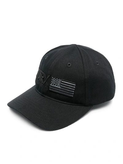 Autry Logo-embroidered Baseball Cap In Black