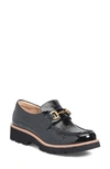 Söfft Prewitt Womens Embellished Patent Leather Loafers In Black