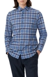 BUGATCHI JULIAN SHAPED FIT PLAID STRETCH BUTTON-UP SHIRT