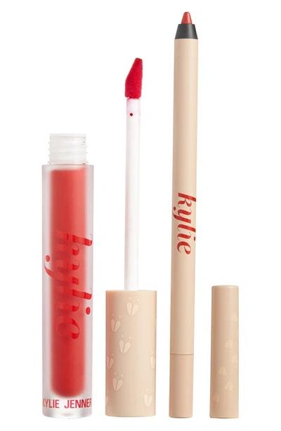 Kylie Cosmetics Holiday Collection Matte Lip Set In 417 Dashing