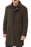 Rodd & Gunn Murchison Wool Blend Overcoat In Olive