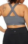 Tomboyx Peak Low Impact Sports Bra In Smoke