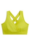 Tomboyx Peak Low Impact Sports Bra In Limelight