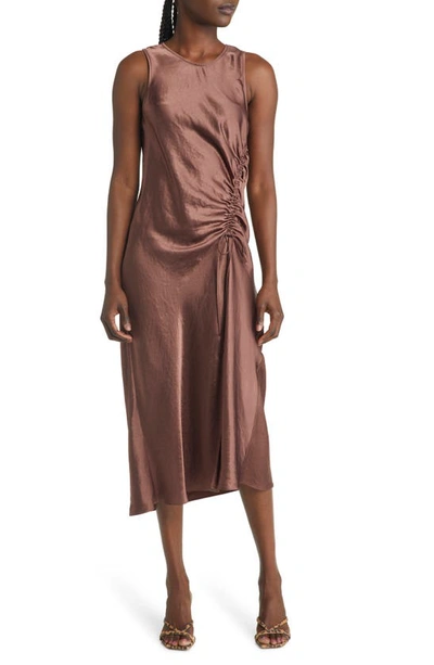 rails brown silk dress Rails Viviana Dress in Dark Moss, XS