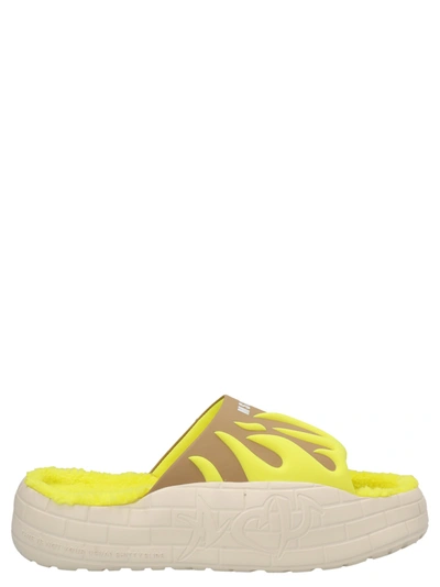 Msgm X Acupuncture Slides In Yellow