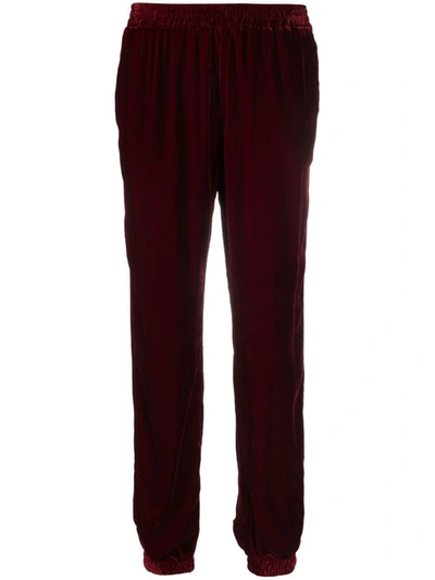Gold Hawk Trousers Red
