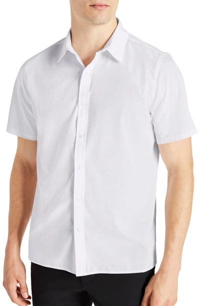 Brady Breathe Easy Short Sleeve Snap Shirt In Glacier