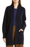 Vince Shawl Collar Cashmere Cardigan In Coastal