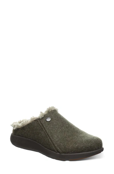 Strole Snug Wool Slipper In Forest