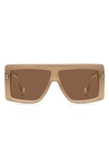 Marc Jacobs 59mm Gradient Flat Top Sunglasses In Caramel