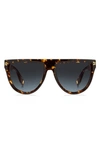 Marc Jacobs 55mm Flat Top Sunglasses In Wr9 Brown Havana