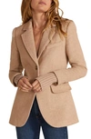 Favorite Daughter The City Layered Blazer In Camel