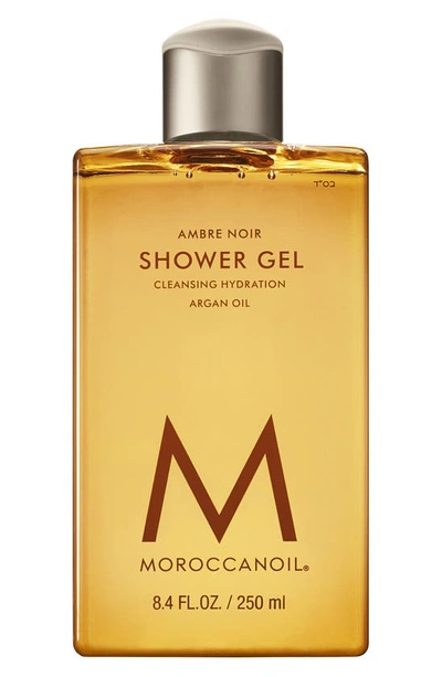 Moroccanoil Shower Gel Cleanser Ambre Noir 8.4 oz/ 250 ml In Ambre Noir - Coastal Amber, Egyptian Geranium, White Cardamom