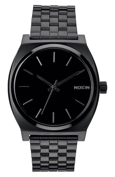 NIXON THE TIME TELLER BRACELET WATCH, 37MM