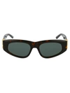 Balenciaga Sunglasses In 002 Havana Gold Green