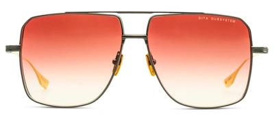 Dita Dubsystem Dts157-a-02 Navigator Sunglasses In Red
