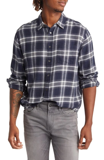 Rails Lennox Plaid Shirt - Navy Cove In Blue