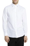 Ted Baker Layer Microdot Button-up Shirt In White