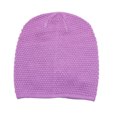 Portolano Slouchy Popcorn Hat In Pink