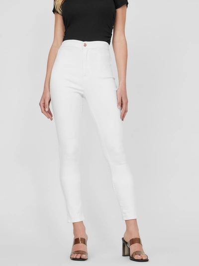 Guess Factory Nova Ultra High-rise Curvy Jeans In White