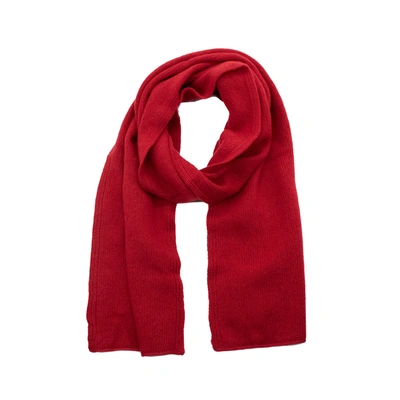 Portolano Cashmere Scarf In Red