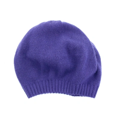 Portolano Cashmere Beret In Purple