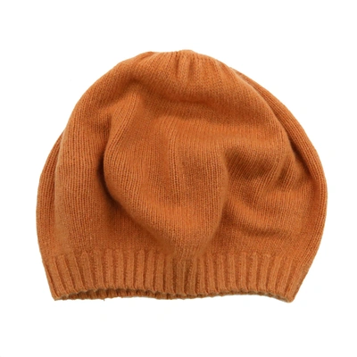 Portolano Cashmere Beret In Brown