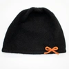Portolano Hat With Contrast Color Bow In Black